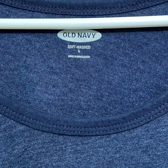 Set of 2 Men's Old Navy soft wash tank tops - Size large, color Blue - Picture 6 of 9